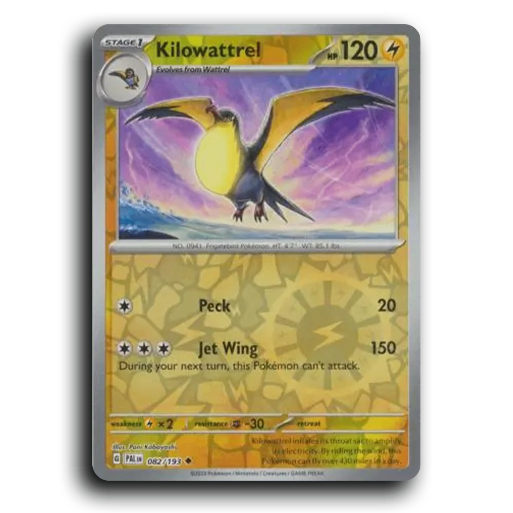 Kilowattrel (082/193) [Paldea Evolved] Uncommon Pokemon Card TCG Near Mint NM Reverse Holo