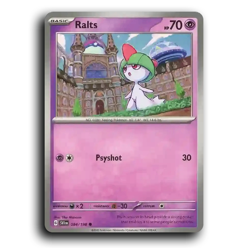 Ralts (084/198) [Scarlet & Violet] Common Tika Matsuno Pokemon Card TCG Near Mint NM