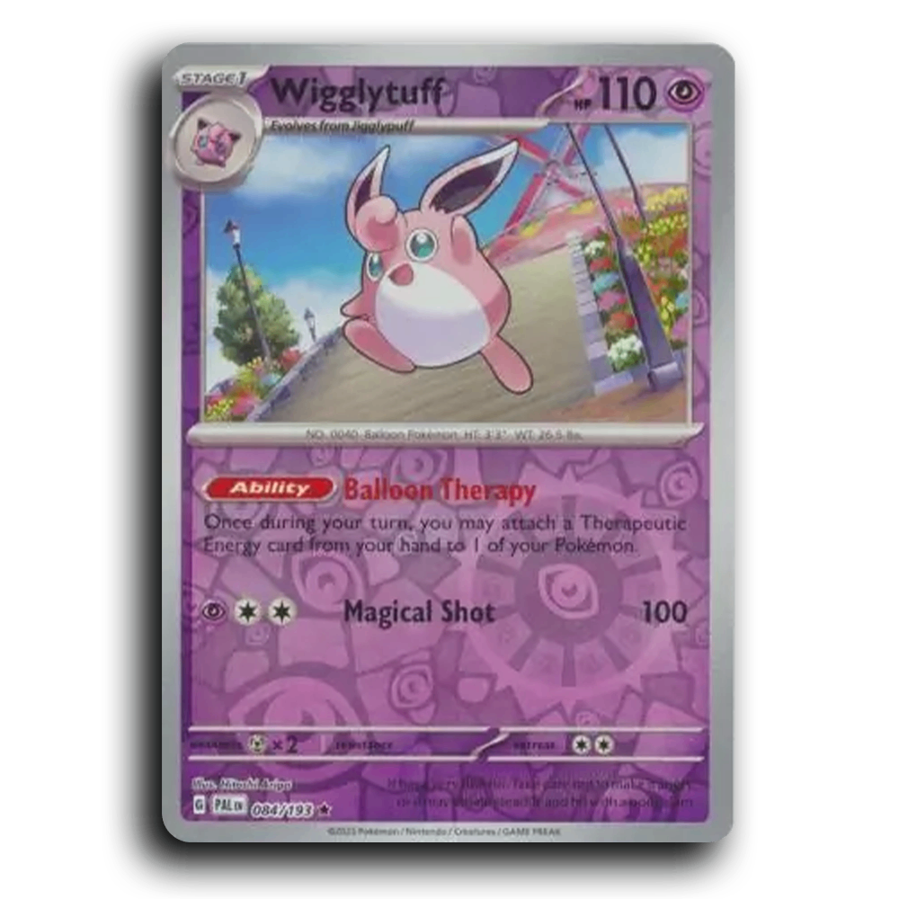 Wigglytuff (084/193) [Paldea Evolved] Rare Pokemon Card TCG Near Mint NM Reverse Holo