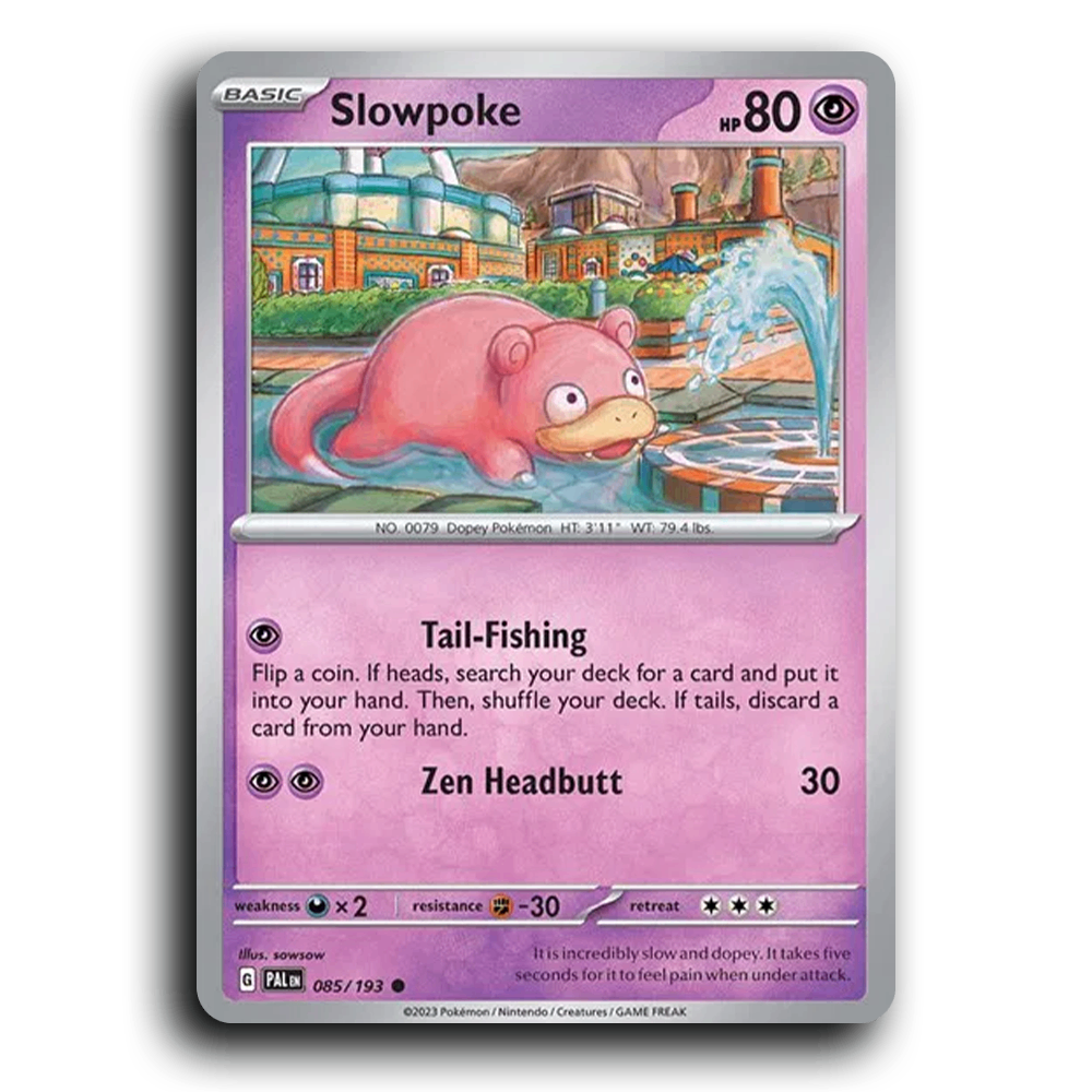Slowpoke (085/193) [Paldea Evolved] Common Pokemon Card TCG Near Mint NM