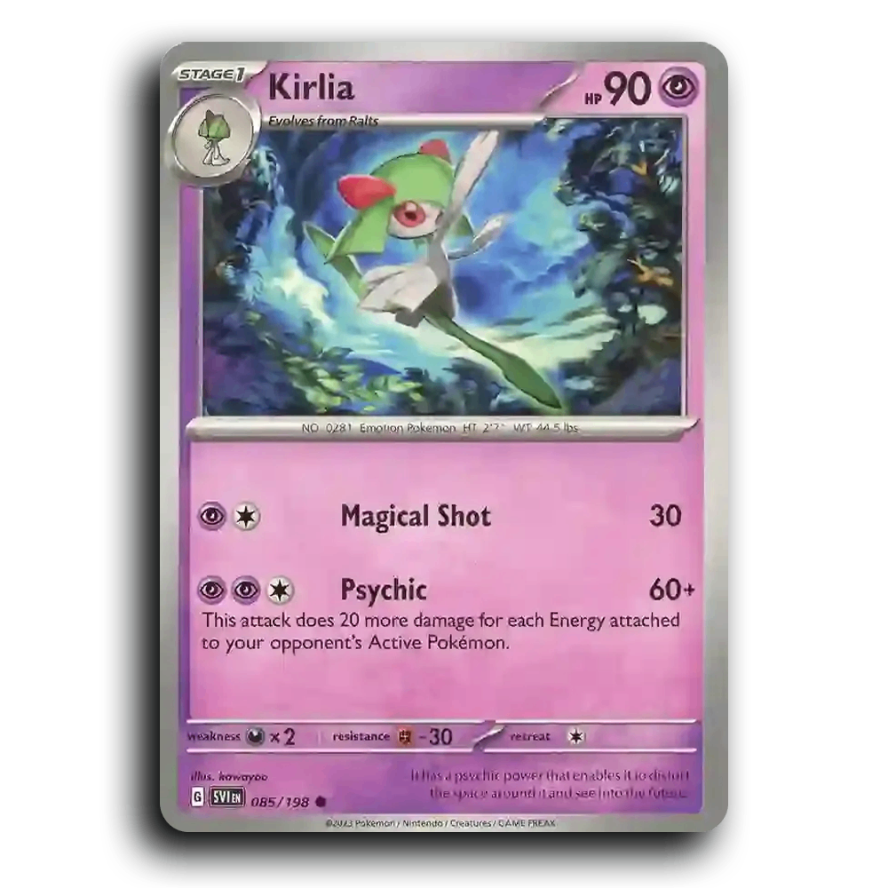 Kirlia (085/198) [Scarlet & Violet] Common kawayoo Pokemon Card TCG Near Mint NM