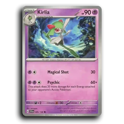 Kirlia (085/198) [Scarlet & Violet] Common kawayoo Pokemon Card TCG Near Mint NM