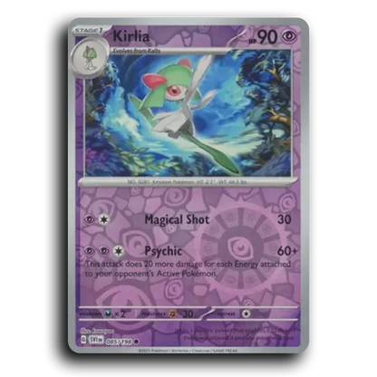 Kirlia (085/198) [Scarlet & Violet] Common kawayoo Pokemon Card TCG Near Mint NM Reverse Holo