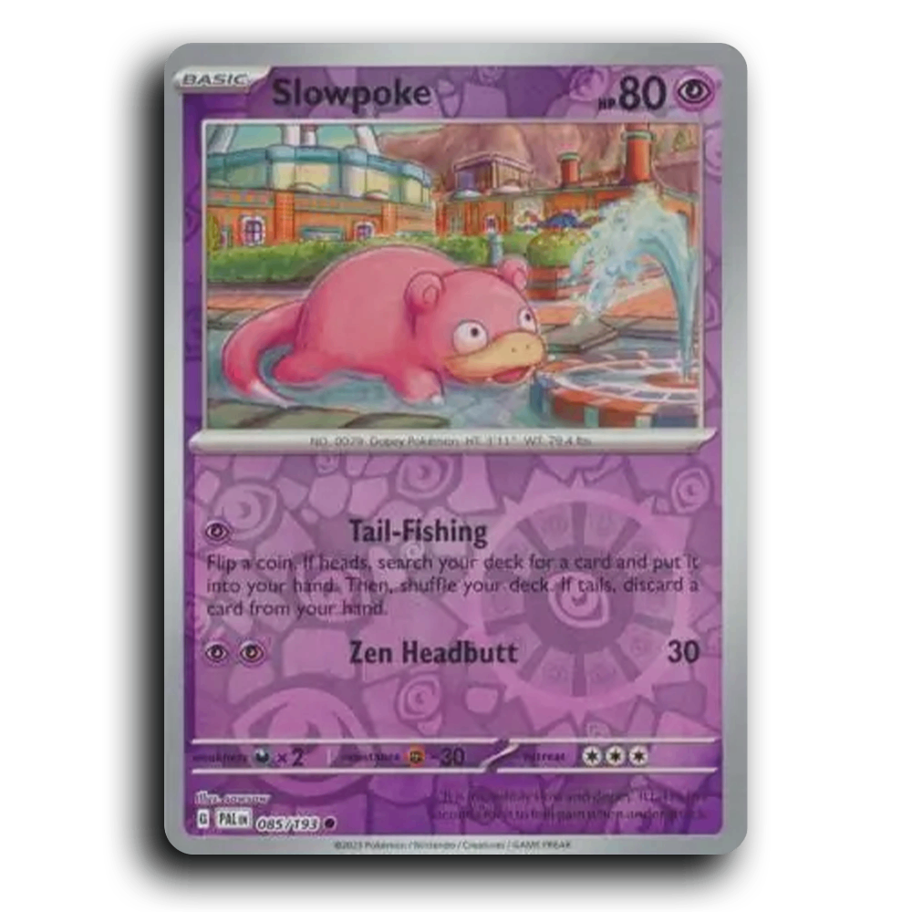 Slowpoke (085/193) [Paldea Evolved] Common Pokemon Card TCG Near Mint NM Reverse Holo