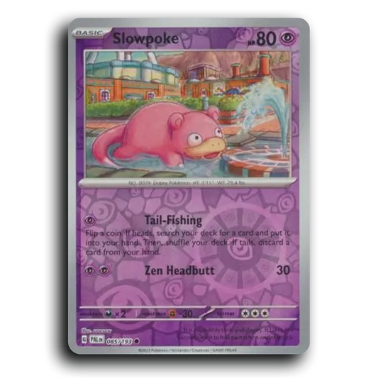 Slowpoke (085/193) [Paldea Evolved] Common Pokemon Card TCG Near Mint NM Reverse Holo