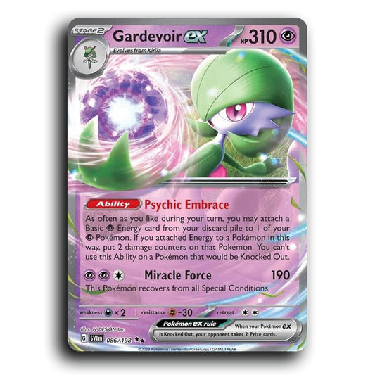 Gardevoir ex (086/198) [Scarlet & Violet] Double Rare N-DESIGN Inc. Pokemon Card TCG Near Mint NM