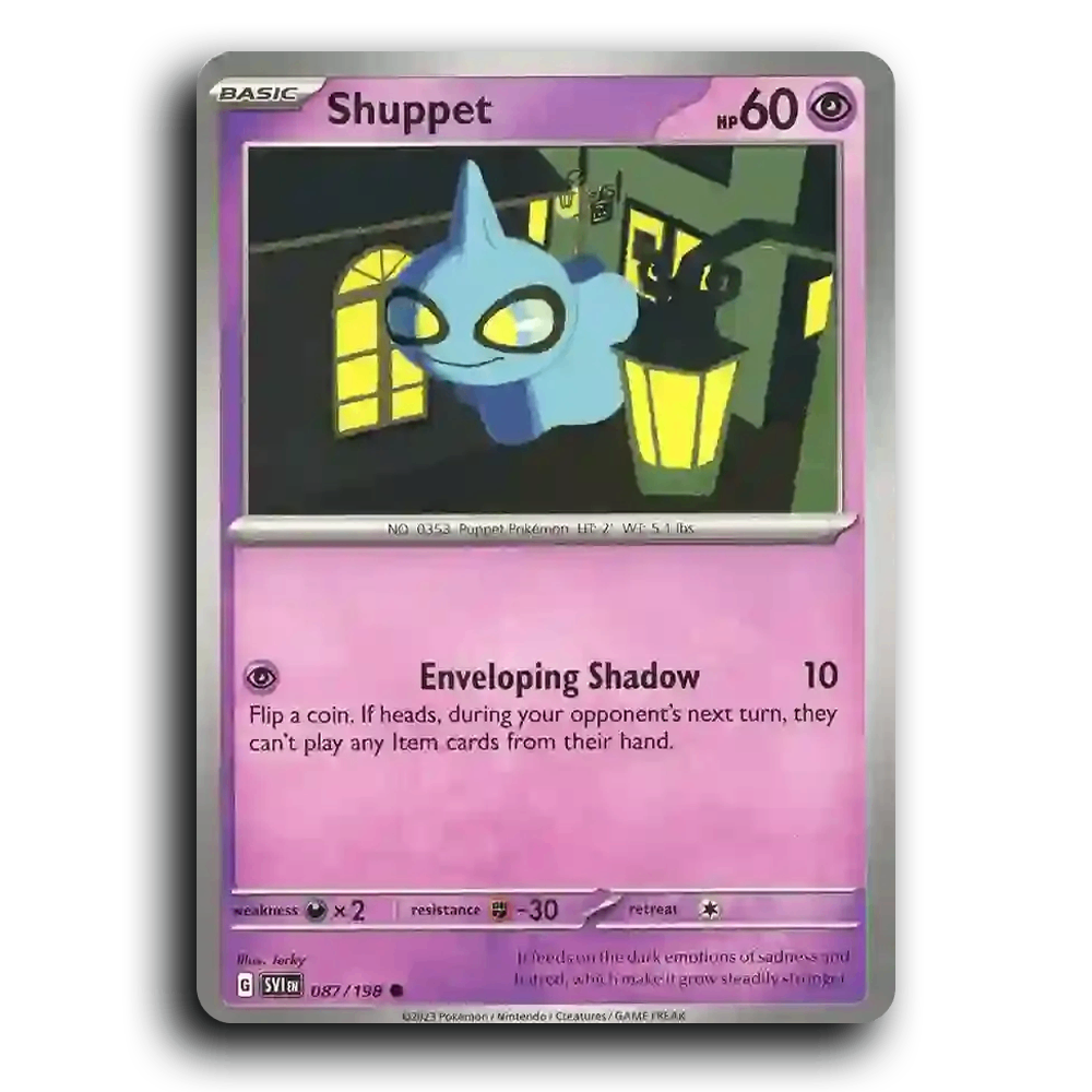 Shuppet (087/198) [Scarlet & Violet] Common Jerky Pokemon Card TCG Near Mint NM