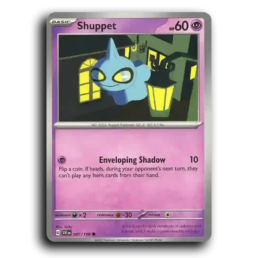 Shuppet (087/198) [Scarlet & Violet] Common Jerky Pokemon Card TCG Near Mint NM