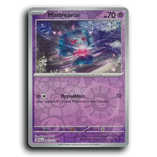 Misdreavus (087/193) [Paldea Evolved] Common Pokemon Card TCG Near Mint NM Reverse Holo