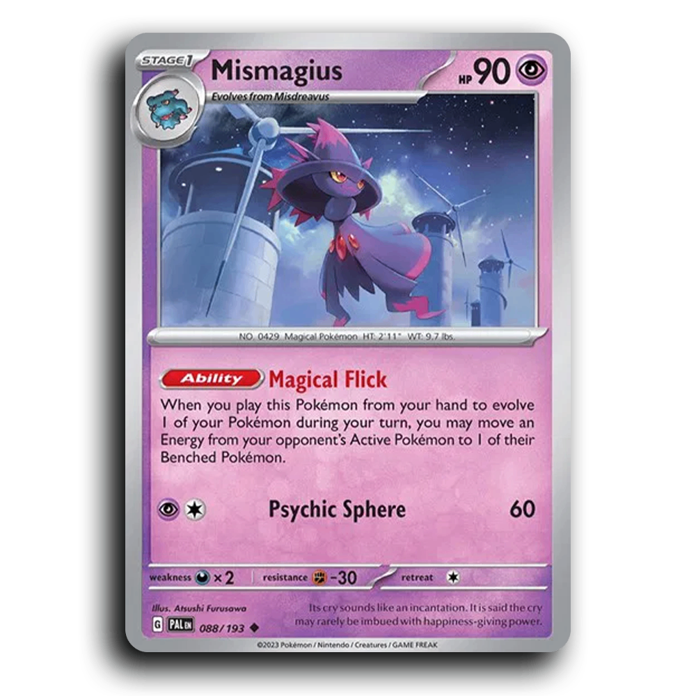 Mismagius (088/193) [Paldea Evolved] Uncommon Pokemon Card TCG Near Mint NM