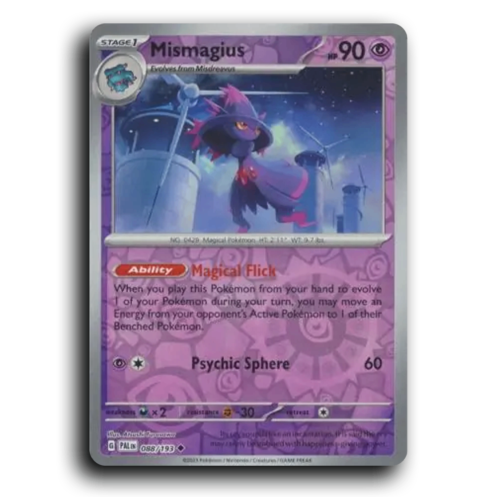 Mismagius (088/193) [Paldea Evolved] Uncommon Pokemon Card TCG Near Mint NM Reverse Holo