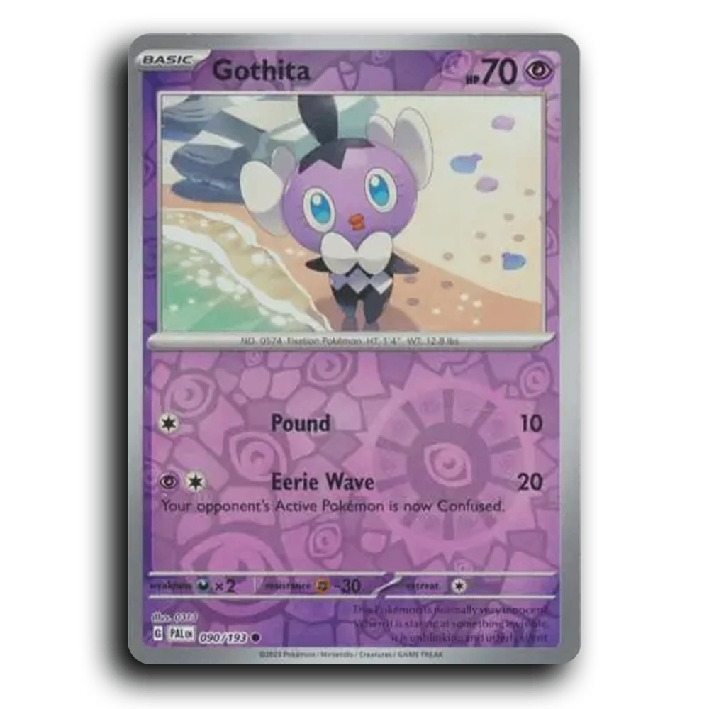 Gothita (090/193) [Paldea Evolved] Common Pokemon Card TCG Near Mint NM Reverse Holo