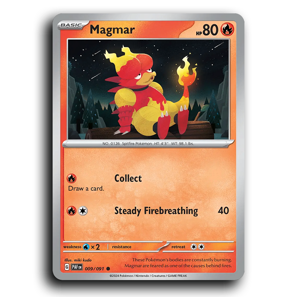 Magmar (009/091) [Paldean Fates]