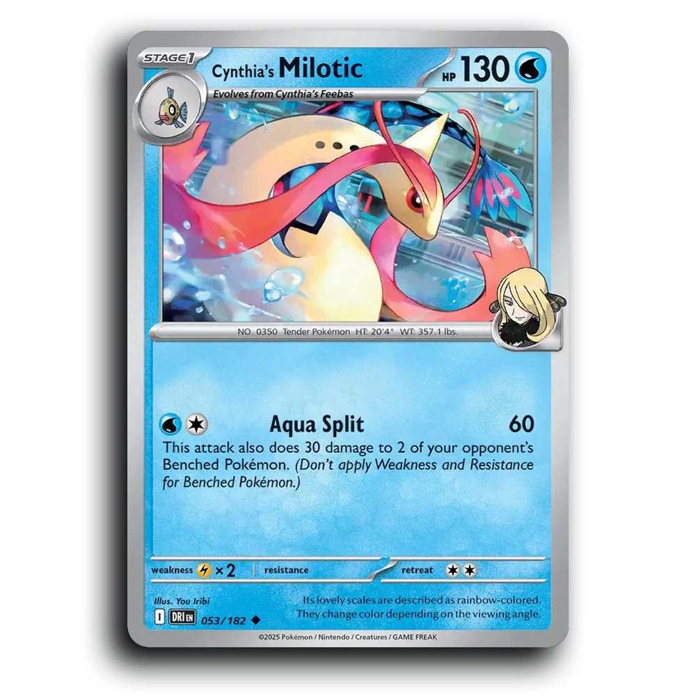 Cynthia's Milotic - 053/182 [Destined Rivals]