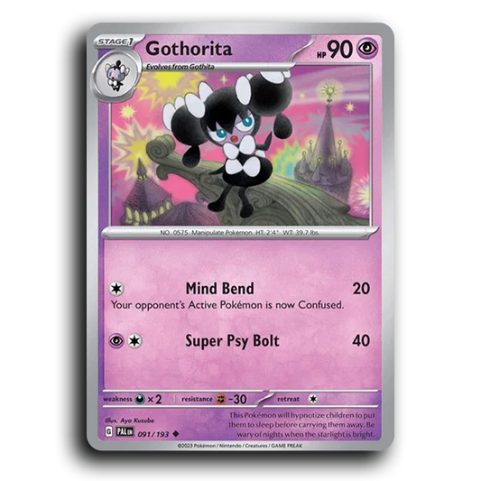 Gothorita (091/193) [Paldea Evolved] Uncommon Pokemon Card TCG Near Mint NM