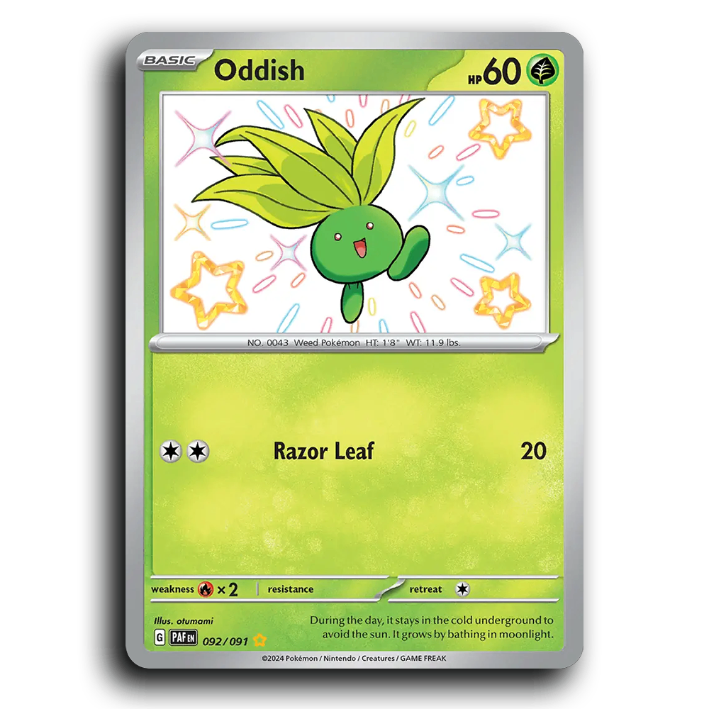 Oddish (092/091) [Paldean Fates]