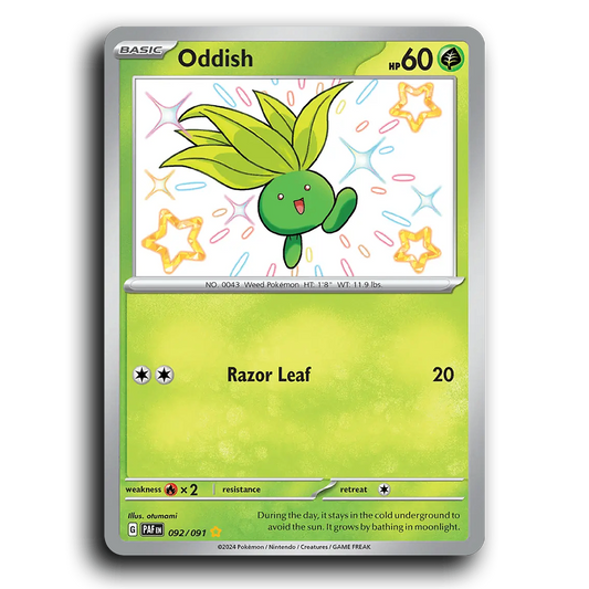 Oddish (092/091) [Paldean Fates]
