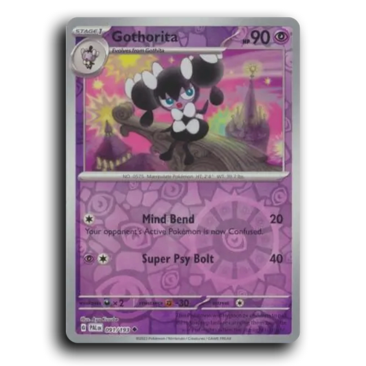 Gothorita (091/193) [Paldea Evolved] Uncommon Pokemon Card TCG Near Mint NM Reverse Holo