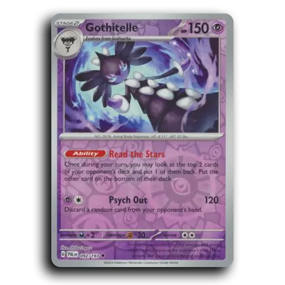 Gothitelle (092/193) [Paldea Evolved] Uncommon Pokemon Card TCG Near Mint NM Reverse Holo