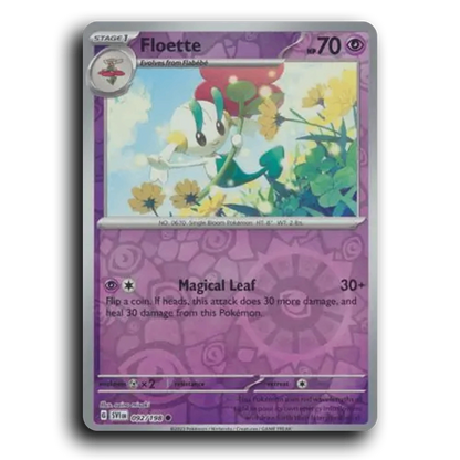 Floette (092/198) [Scarlet & Violet] Common saino misaki Pokemon Card TCG Near Mint NM Reverse Holo