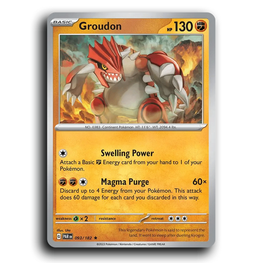 Groudon (093/182) [Paradox Rift]