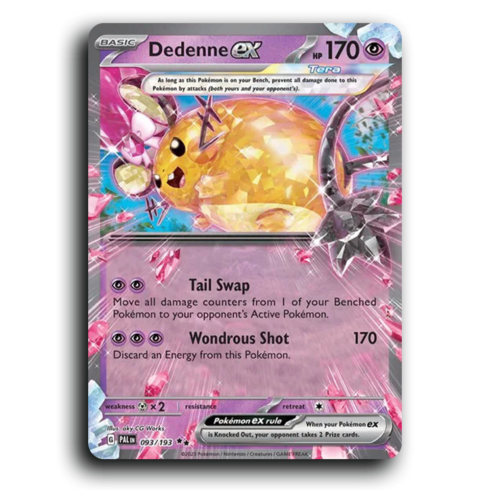 Dedenne ex (093/193) [Paldea Evolved] Double Rare Pokemon Card TCG Near Mint NM
