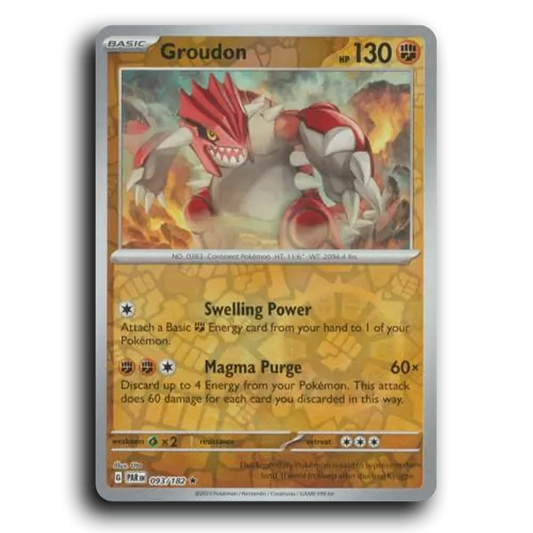 Groudon (093/182) [Paradox Rift]