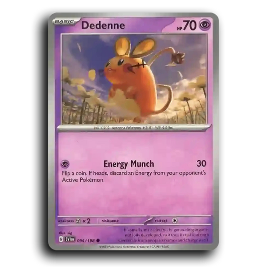 Dedenne (094/198) [Scarlet & Violet] Common zig Pokemon Card TCG Near Mint NM