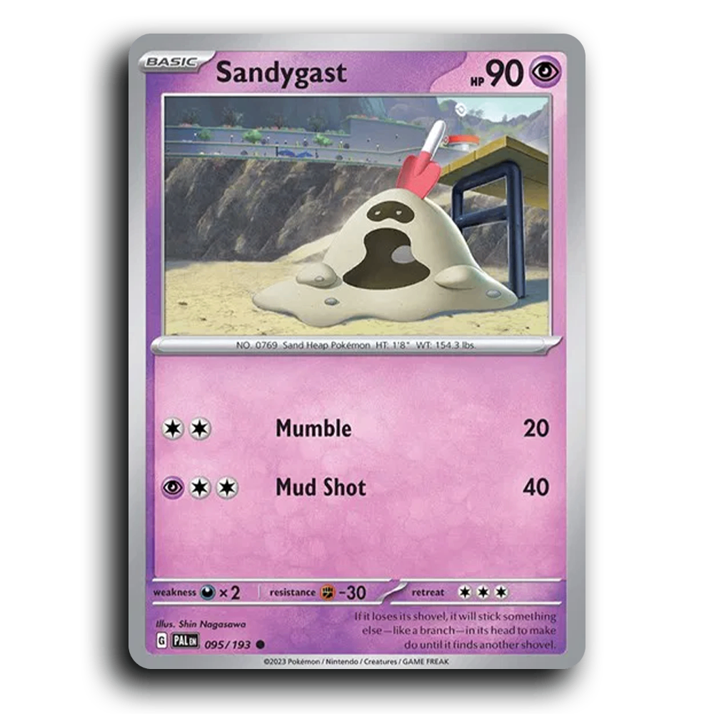 Sandygast (095/193) [Paldea Evolved] Common Pokemon Card TCG Near Mint NM