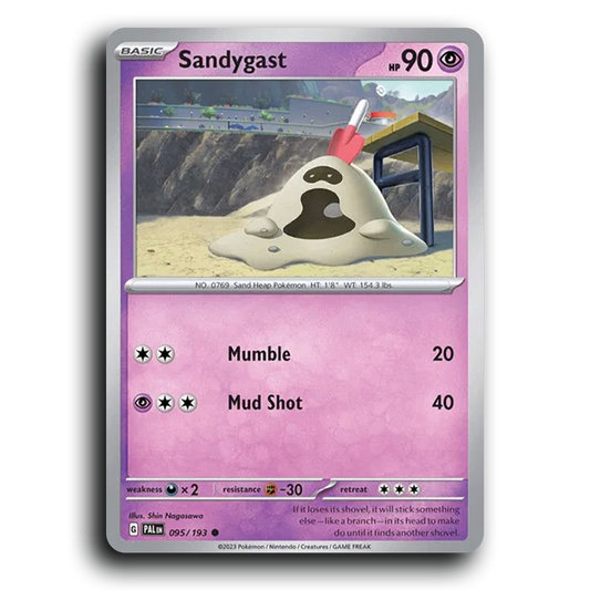 Sandygast (095/193) [Paldea Evolved] Common Pokemon Card TCG Near Mint NM