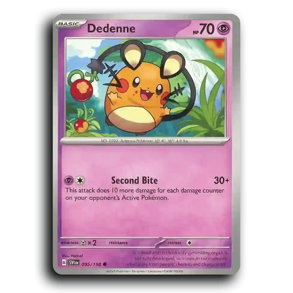 Dedenne (095/198) [Scarlet & Violet] Common Nelnal Pokemon Card TCG Near Mint NM