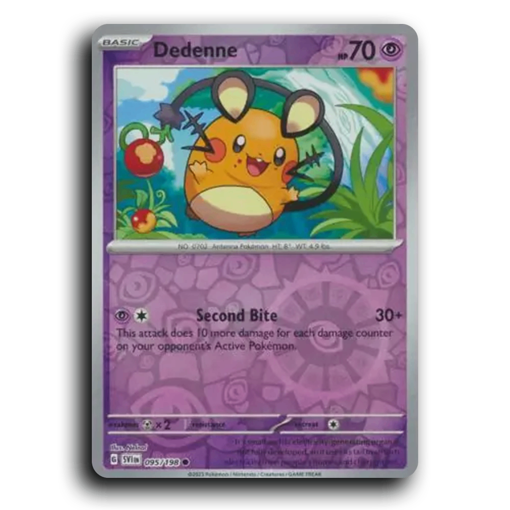 Dedenne (095/198) [Scarlet & Violet] Common Nelnal Pokemon Card TCG Near Mint NM Reverse Holo