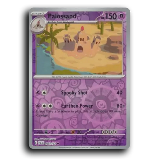 Palossand (096/193) [Paldea Evolved] Uncommon Pokemon Card TCG Near Mint NM Reverse Holo