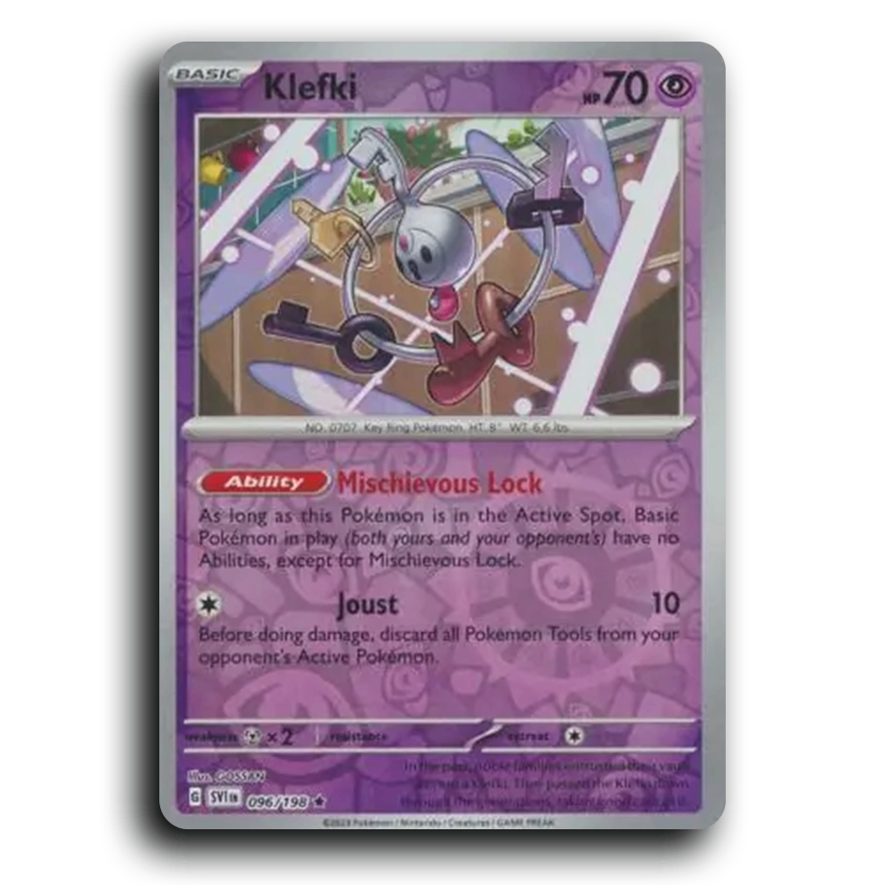 Klefki (096/198) [Scarlet & Violet] Rare GOSSAN Pokemon Card TCG Near Mint NM Reverse Holo
