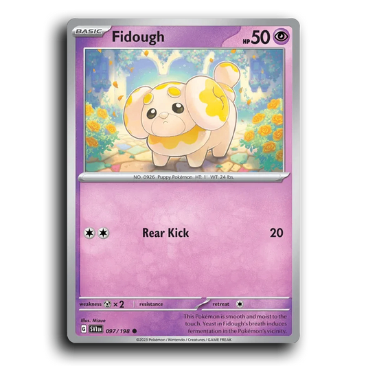 Fidough (097/198) [Scarlet & Violet] Common Mizue Pokemon Card TCG Near Mint NM