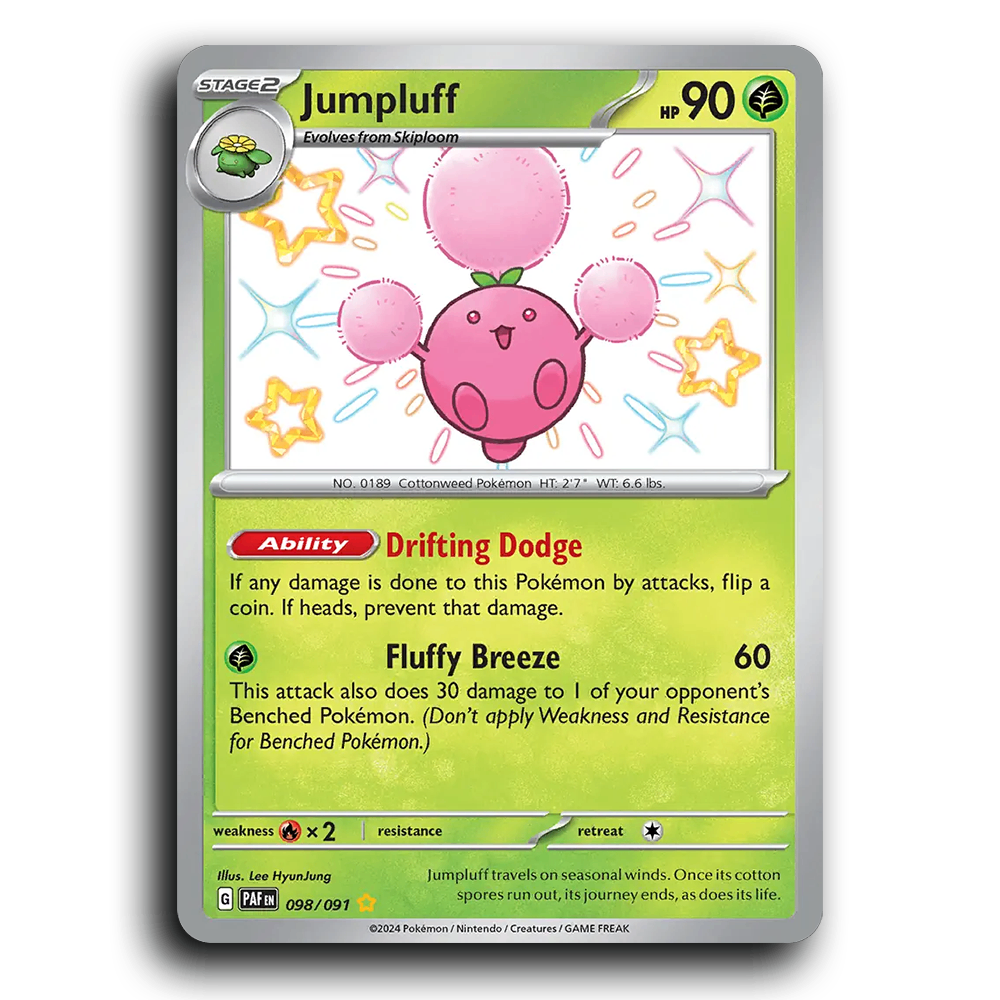 Jumpluff (098/091) [Paldean Fates]