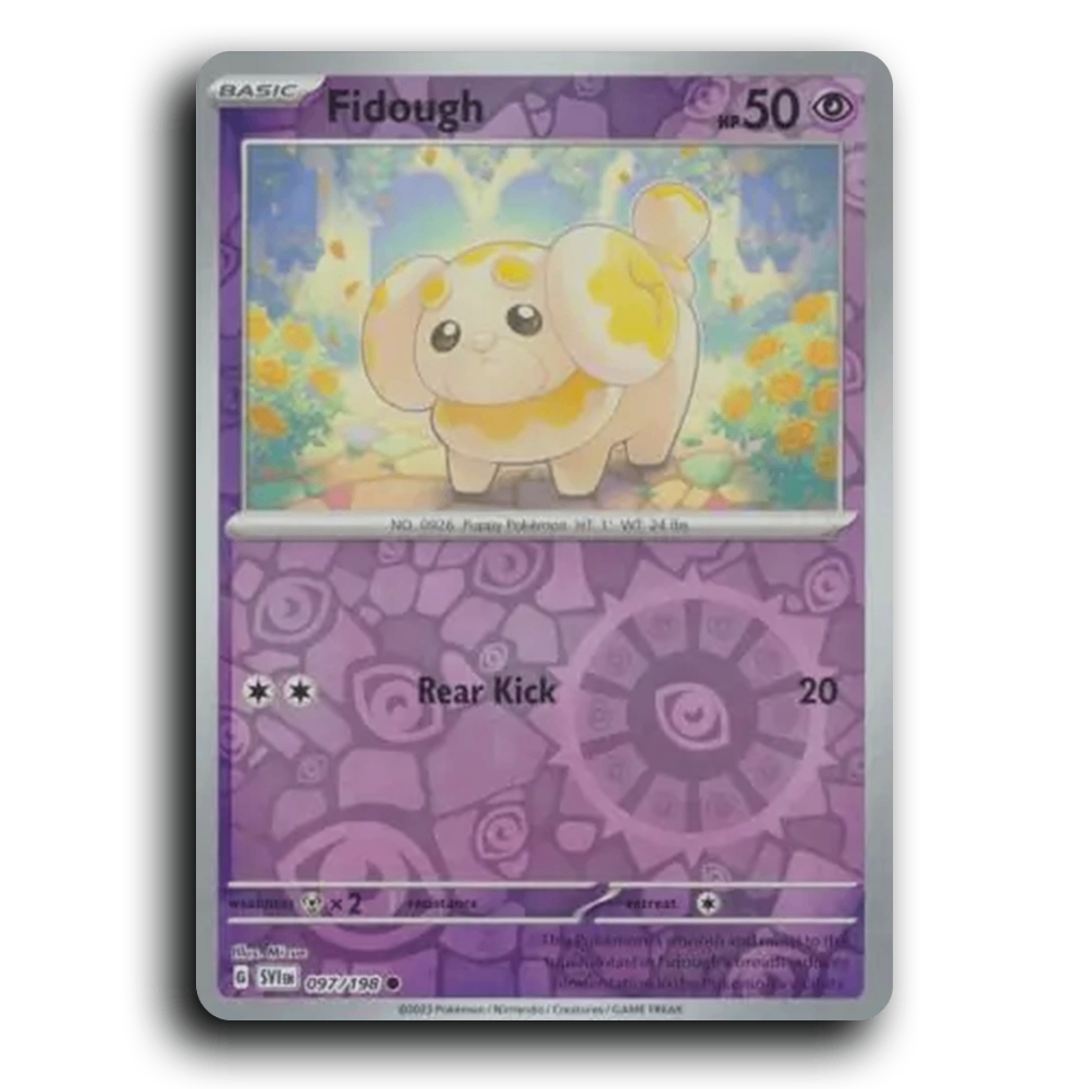 Fidough (097/198) [Scarlet & Violet] Common Mizue Pokemon Card TCG Near Mint NM Reverse Holo