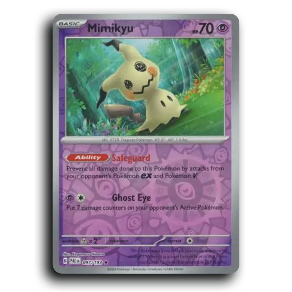 Mimikyu (097/193) [Paldea Evolved] Rare Pokemon Card TCG Near Mint NM Reverse Holo