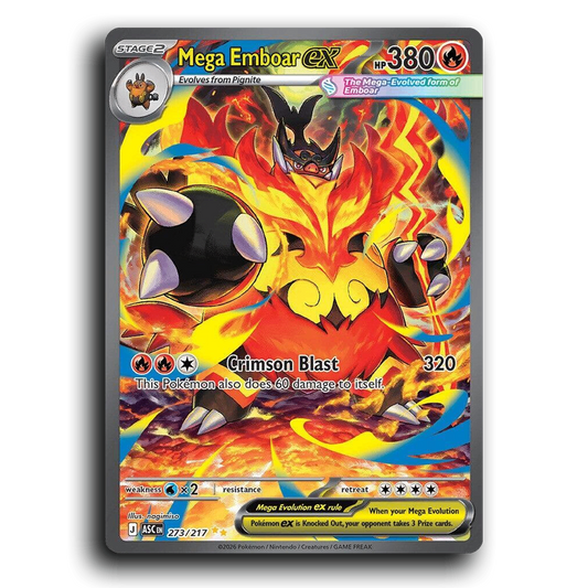 Mega Emboar ex - 273/217 [Ascended Heroes]