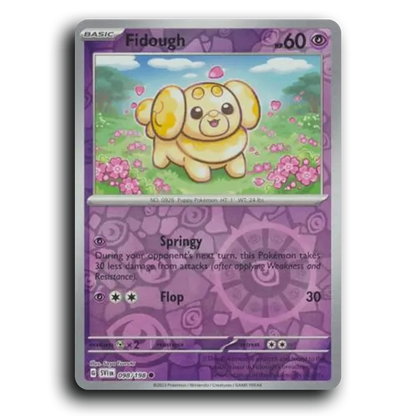 Fidough (098/198) [Scarlet & Violet] Common Saya Tsuruta Pokemon Card TCG Near Mint NM Reverse Holo