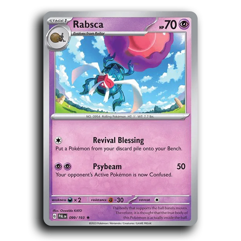 Rabsca (099/193) [Paldea Evolved] Rare Pokemon Card TCG Near Mint NM