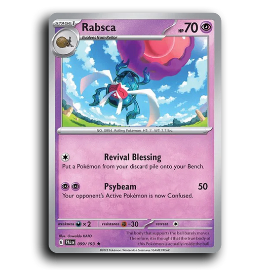 Rabsca (099/193) [Paldea Evolved] Rare Pokemon Card TCG Near Mint NM