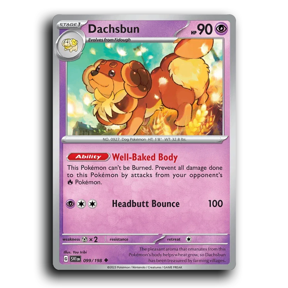Dachsbun (099/198) [Scarlet & Violet] Uncommon You Iribi Pokemon Card TCG Near Mint NM