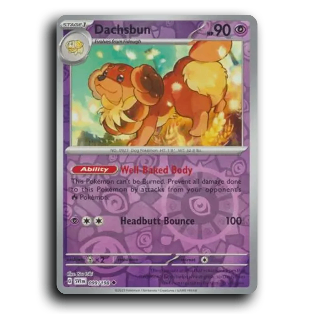 Dachsbun (099/198) [Scarlet & Violet] Uncommon You Iribi Pokemon Card TCG Near Mint NM Reverse Holo