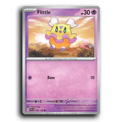 Flittle (100/198) [Scarlet & Violet] Common Hitoshi Ariga Pokemon Card TCG Near Mint NM