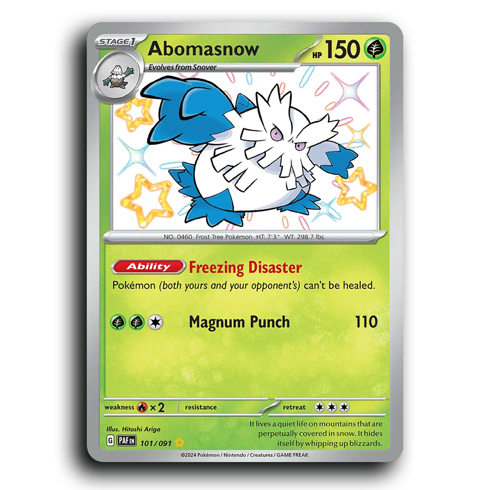 Abomasnow (101/091) [Paldean Fates]