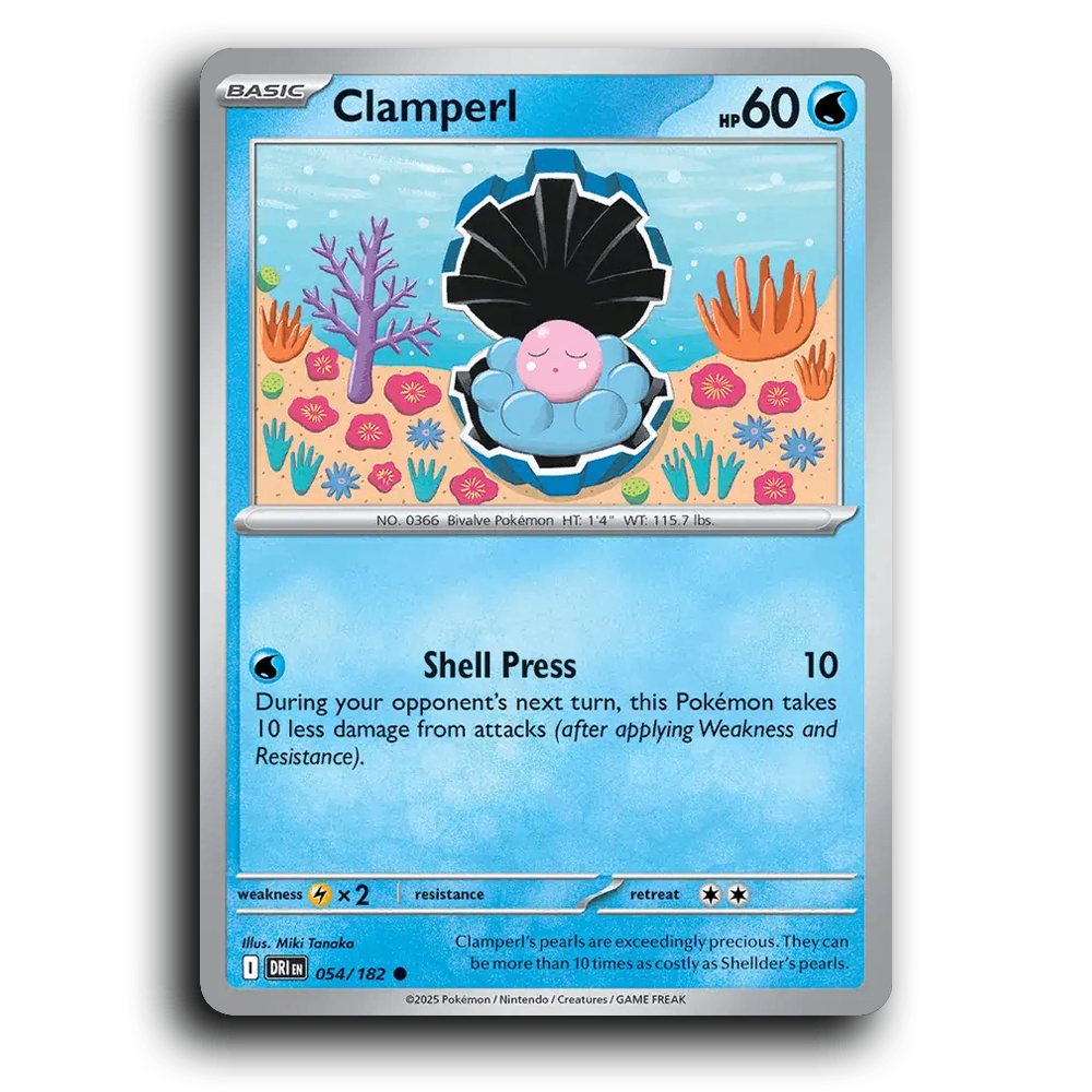 Clamperl - 054/182 [Destined Rivals]