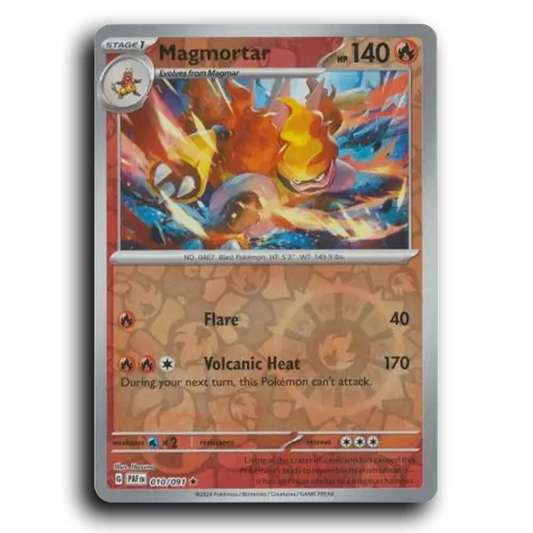 Magmortar (010/091) [Paldean Fates]