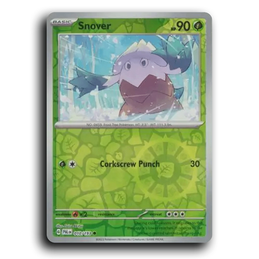 Snover (010/193) [Paldea Evolved] Common Pokemon Card TCG Near Mint NM Reverse Holo