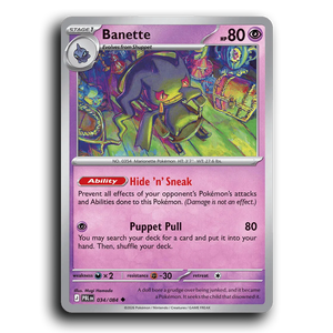 Banette 034/084 [ME05: Pitch Black]